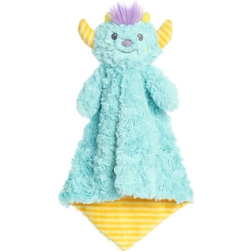 Ebba™ Playful Monster Kazu Luvster™ Baby Stuffed Animal - Soft & Cuddly Toy - Security and Sleep Aid - Blue 16 Inches