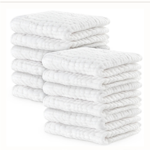 Muslin Washcloths in White – Comfy Cubs