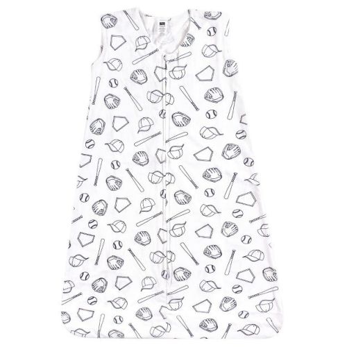 Hudson Baby Infant Boy Cotton Sleeveless Wearable Sleeping Bag, Sack, Blanket, Baseball