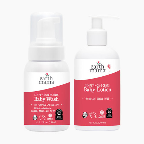 Earth Mama Baby Bath Bundle - Unscented