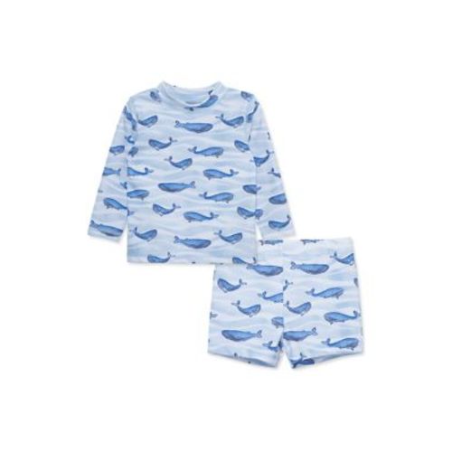 Baby Boys Whale Rashguard Swim Set