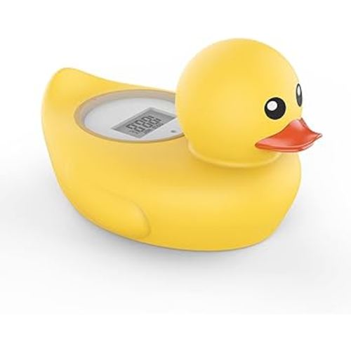 Famidoc Bath Thermometer Duck Water Thermometer for Baby Bath Safety Bathtub Water Temperature Test Floating Room Thermometers New Upgraded