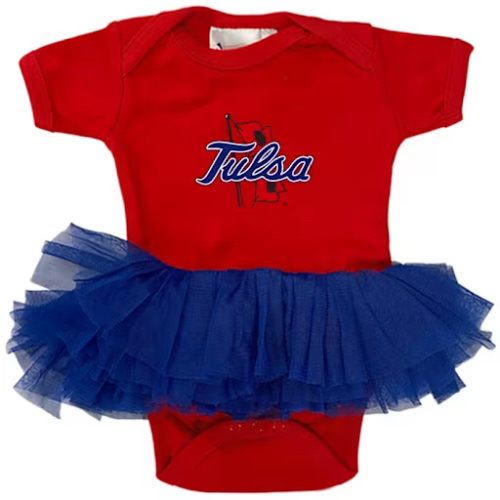 Tulsa Golden Hurricane Two Tone Tutu One Piece - 4448225