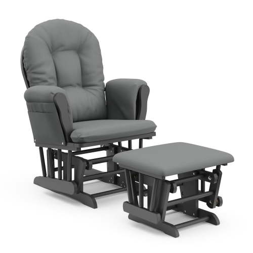 Storkcraft Hoop Glider + Ottoman