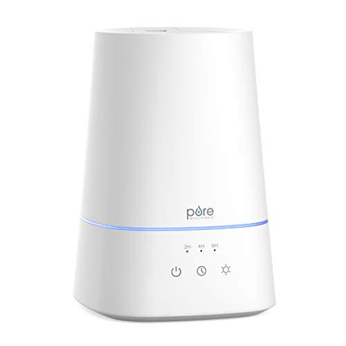 Pure Enrichment HUME Max - Easy Top Fill Ultrasonic Cool Mist Humidifier, 3.7 L (1 Gallon) Tank, 3 Mist Settings + Auto Shut-Off Timer - Ideal for Large Bedrooms, Baby Nurseries and Offices (White)