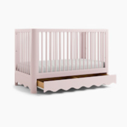 Storkcraft Casablanca Deluxe 5-in-1 Convertible Crib with Drawer - Blush