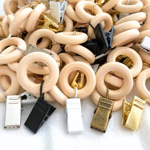 Bow Holder Wooden Clips for Headband Holder • Made To Organize Hair Bows, Headbands + Hair Clips