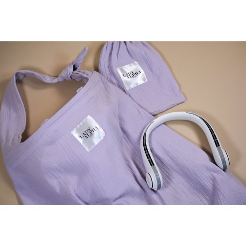 The Lady Alpha Nursing Cool Cover with Built-in Fan | LAVENDER BREEZE — As Seen On Shark Tank - Lady Alpha -The Nursing Cool Cover
