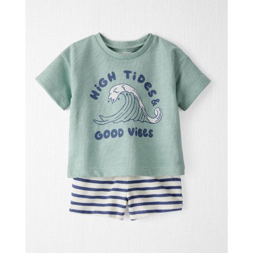 Baby High Tides 2-Piece Set Made with Organic Cotton