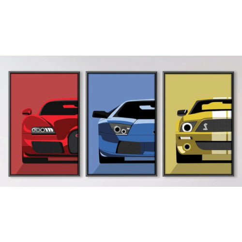 Shades of Speed Canvas