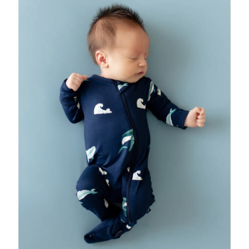Zippered Footie in Humpback