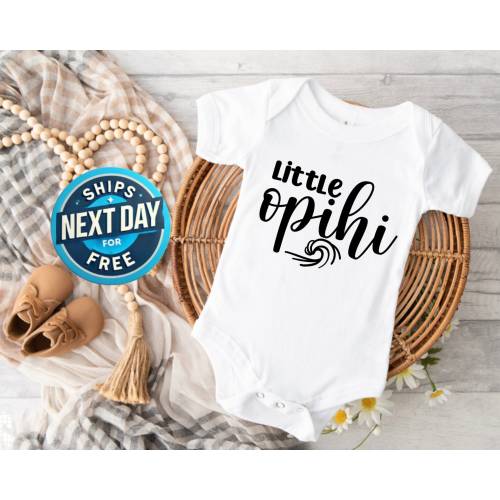 Cute Baby Onesie Shirt Hawaii Baby Shower Gift For New Mom Little Opihi Baby Onesie Christmas Gift Baby Boy Girl Hawaii Tshirt Kids outfit