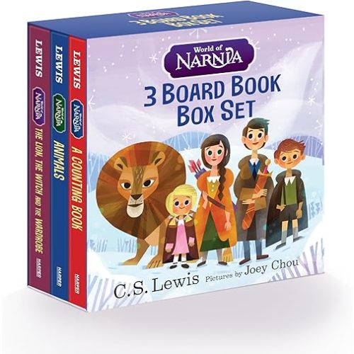 World of Narnia: 3 Board Book Box Set: The Lion, the Witch, and the Wardrobe, The Chronicles of Narnia: Animals, The Chronicles of Narnia: A Counting Book Paperback – September 23, 2025
