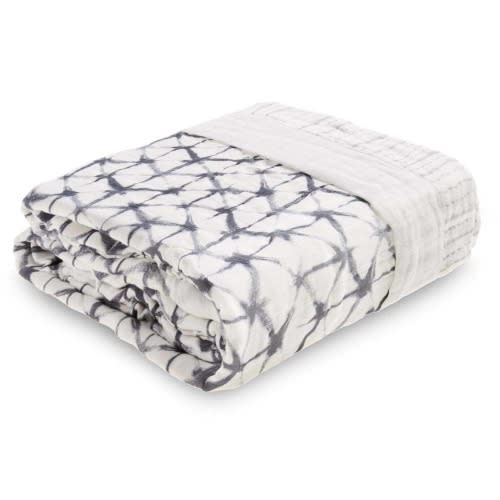 Pebble Shibori Oversized Blanket | aden + anais