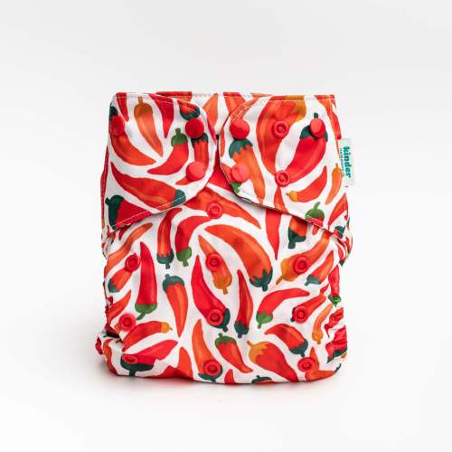 Food: Essentials Pocket Cloth Diaper with Athletic Wicking Jersey, Grows with your Baby