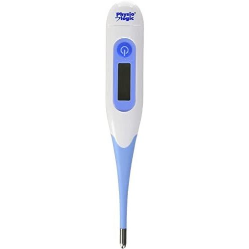 Physio Logic Digiflex 10 Digital Thermometer with Ten Second Results, Clinically Proven Accuracy in Less Than Ten Seconds, Fahrenheit or Celsius, Flexible Tip for Added Comfort and Safety