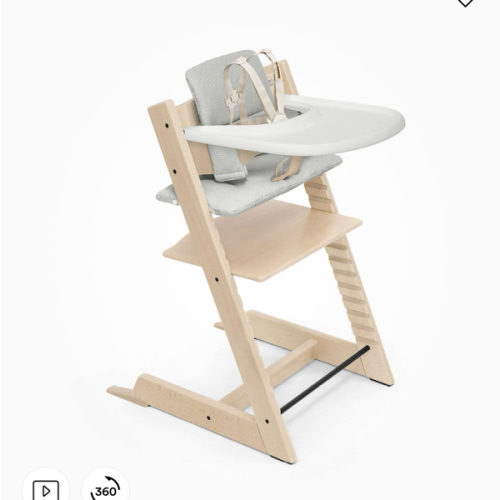 Tripp Trapp® Wood High Chair with Tray | Stokke® Online Shop