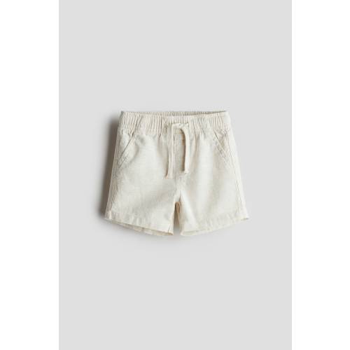 LINEN-BLEND SHORTS