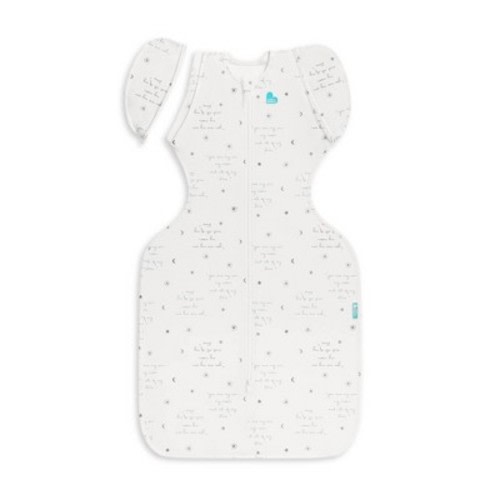 Love to Dream Swaddle Wrap Up Lite Transition Bag - Cotton 0.2 TOG You Are My - L: Snug Fit, Long Sleeve, Two-Way Zipper, Breathable Fabric