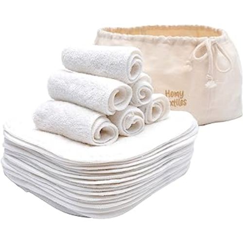 Amazon.com: Homy Textiles Pack of 25 Rayon Made from Bamboo Reusable Wash Cloth & Baby Wipes - 20 cm x 20 cm Soft Flannel Face Cloth with a Decorative Stylish 100% Cotton Bag - Newborn Essentials : Baby