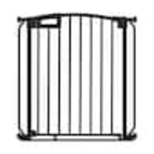 Black Ultimate Pressure Mounted Safety Gate 31 .1 in. Tall, 28.7 in. - 32.2 in. Wide