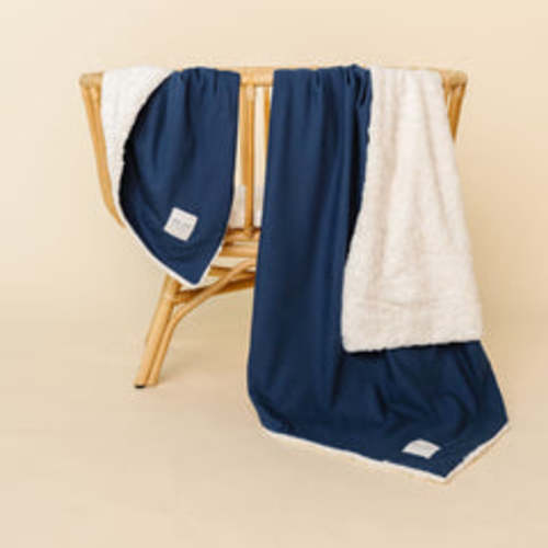 Cozy Blanket - Navy – Lou Lou & Company