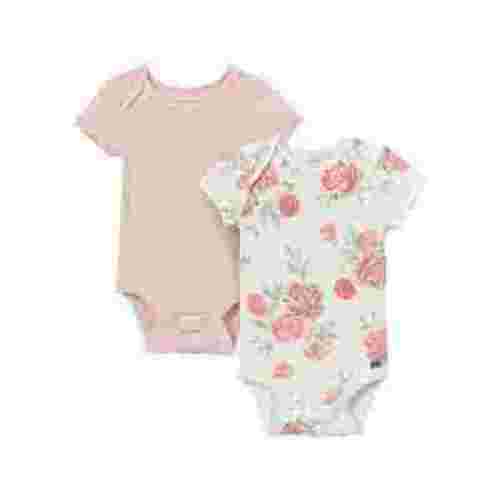 Gerber Modern Moments Baby 2-Pack Short Sleeve Bodysuits