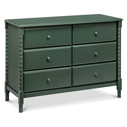 DaVinci Jenny Lind Spindle 6-Drawer Dresser in Forest Green