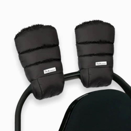 7AM Enfant Warmmuffs - Black Plush