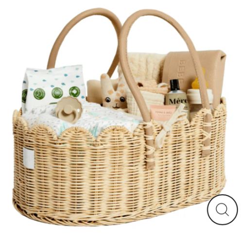 Bebe Bask Poppy Diaper Caddy