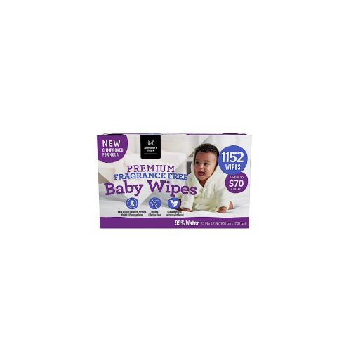 Fragrance Free Baby Wipes (Netcount 12 Pack 96 Wipes in Each),, 12Count ()