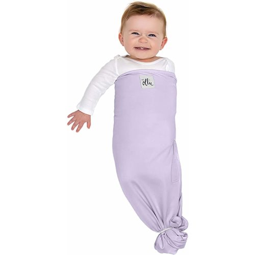 The Ollie Swaddle - Helps to Reduce The Moro (Startle) Reflex - Made from a Custom Designed Moisture-Wicking Material - Lavender