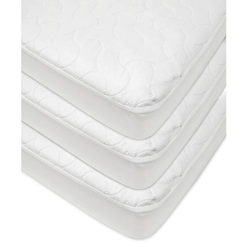 American Baby Company 3 Pack Waterproof Fitted Crib Mattress Protector 52" x 28" - Quilted, Noiseless, Soft & Breathable Crib & Toddler Mattress Pad Cover