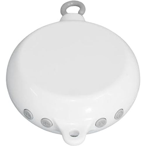 Crib Mobile Motor, Baby Music Box Spinner, Volume Adjustable Control, Plays 35 Tunes, Portable Sound Machine, Musical Mobile Rotary Music Box, Battery Operated (Without Arm)