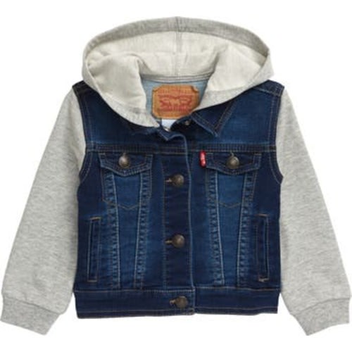 Indigo Hooded Trucker Jacket, 24M