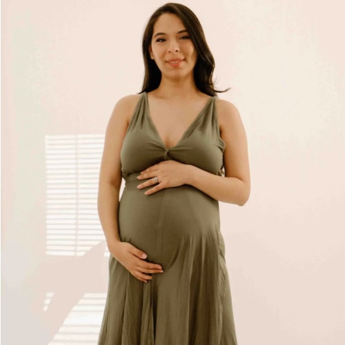 Juliet Labor & Postpartum Gown in Sage-Limited Time – Lila