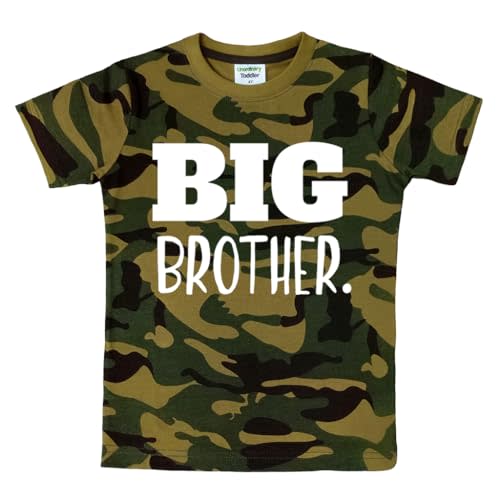 Big Brother Shirt for Toddler Promoted to Best Big Brother Announcement Baby Boys