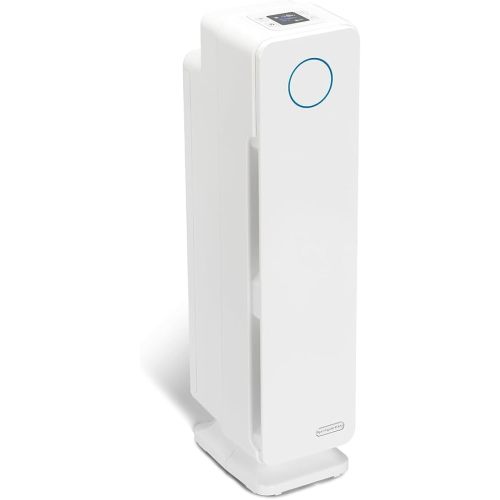 GermGuardian Air Purifier for Home with HEPA Pure Filter, for Wildfire Smoke, Pet Dander, Pollen, Odors, Large Rooms Up To 870 Sq. Ft., Removes 99.97% Pollutants, UV-C Light, 28", AC5350W, White
