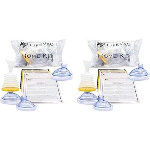 LifeVac Home Kit - Portable Suction Rescue Device, First Aid Kit for Kids and Adults, Portable Airway Suction Device for Children and Adults