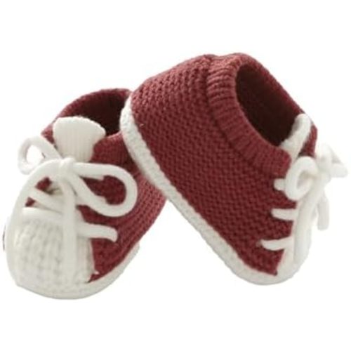 DovFanny Baby Booties Newborn Baby First Shoes Cozy Warm Knit Soft Booties for Toddler Infant Boy Girl