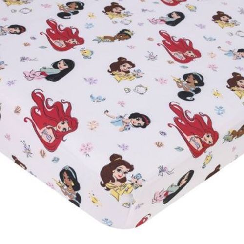 Disney Princess Fitted Crib Sheet
