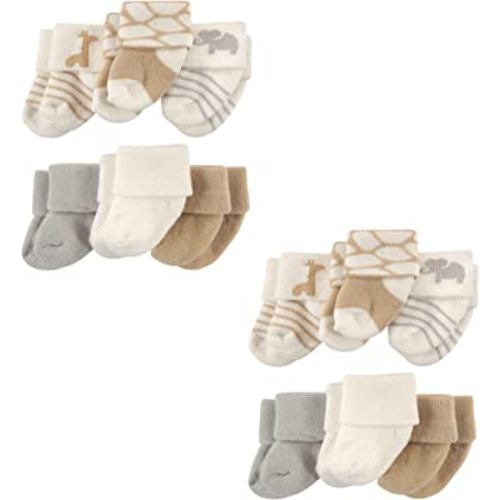 Luvable Friends Unisex Baby Newborn and Baby Socks Set