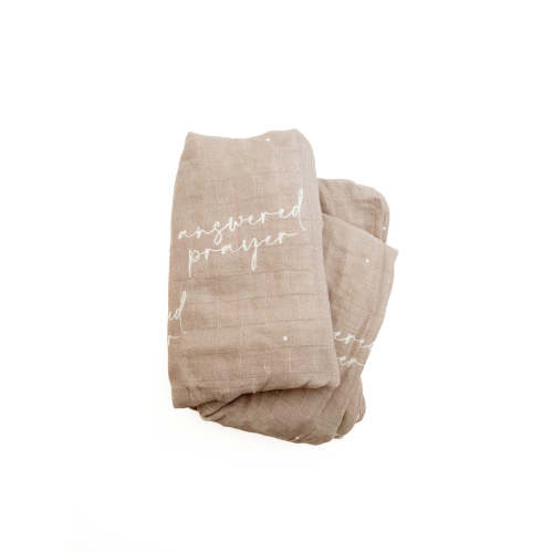 Answered Prayer Swaddle Blanket