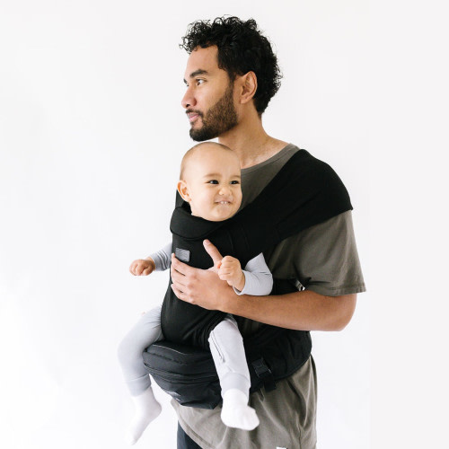 Tushbaby Hip Seat and Snug Carrier 2-in-1 Bundle - Black/Black, Black Snug Carrier