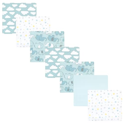 Luvable Friends Hudson Baby Flannel Receiving Blankets 7pk