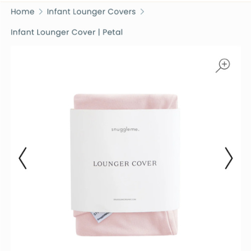 Infant Lounger Cover | Petal