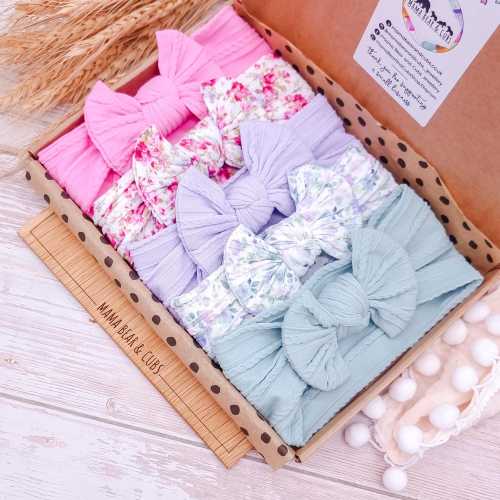Baby Headbands & Bows | Soft Baby Girl Bow Headbands I Baby Girl Gift | Newborn Bows | Hairband Hairbow | Baby Shower Gift | New Baby Gift