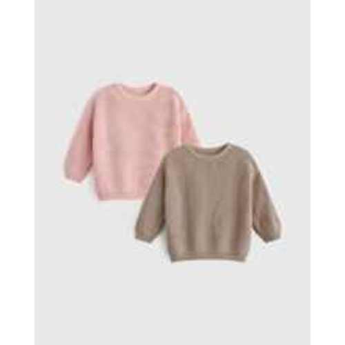 100% Organic Cotton Fisherman Tunic Sweater 2-Pack