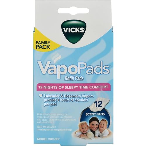 Vicks, Scent Pads Waterless Vaporizer 12 Count, 12 Count