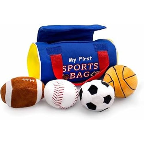 CREATIVE WONDERS Baby's First Playset, Sports Bag and Plush Balls - All Ages